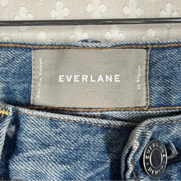 Everlane Light Wash High Rise Boyfriend Jeans - Picture 4 of 6